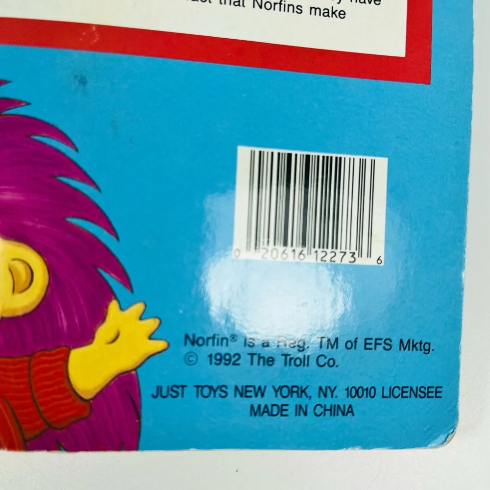 Norfin Troll Bend Ems Toy Vintage Bendable Poseable 1992 Pink Hair Just Toys